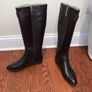Calvin Klein Tracie Calf Riding Boot